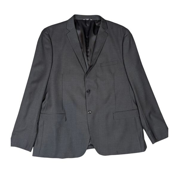 Emilio Ciro Midnight Blue Blazer Suit Jacket Blue Gray IT Size 48L - Picture 1 of 10